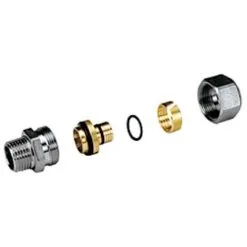 Raccord Giacomini Raccord Droit Fileté 1/2 X 16x2 R187MX048