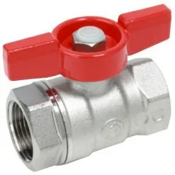 Raccords De Vanne Giacomini F-F 1/2 Poignée Papillon Rouge R251X003