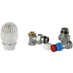Kit Vanne Et Coude De Réglage Giacomini Pour Radiateur 1/2 Carré R470FX003