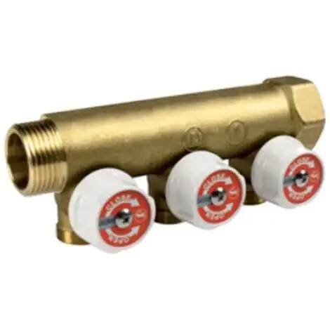 Collecteur Modulaire Giacomini Avec Robinets 3/4x16/3 R585CY023 1 Collecteur Modulaire Giacomini Avec Robinets 3/4x16/3 R585CY023