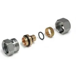 Giacomini Raccord Droit Fileté F Multicouche 1/2x16x2 R187FX048