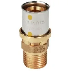 Raccord Droit Giacomini, Filetage Mâle 1/2MX16 RM107Y233