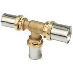 Raccord à Sertir Giacomini En T Réduit Multibroches 20X16X20/2 RM151Y064