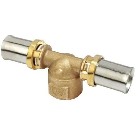 Té Fileté Femelle Giacomini 1/2FX16/2 RM154Y033 1 Té Fileté Femelle Giacomini 1/2FX16/2 RM154Y033