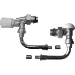 GIACOMINI Kit De Raccordement RK011 à écrasement équerre Inversé PER 12