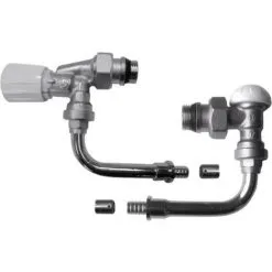 GIACOMINI Kit De Raccordement RK011 à écrasement équerre Inversé PER 16