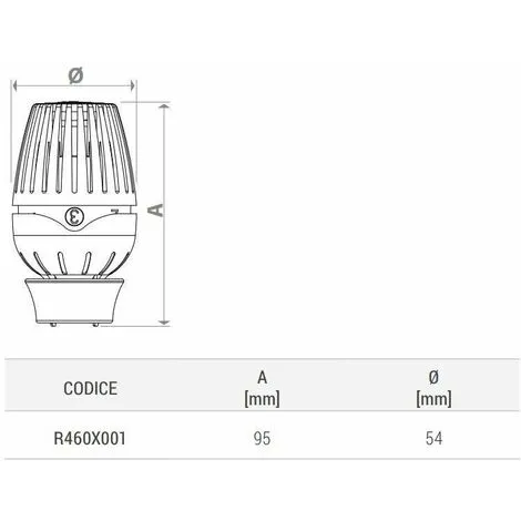 Tête Thermostatique à Faible Inertie Giacomini R460X001 | Blanc - Blanc 2 Tête Thermostatique à Faible Inertie Giacomini R460X001 | Blanc - Blanc – Image 2