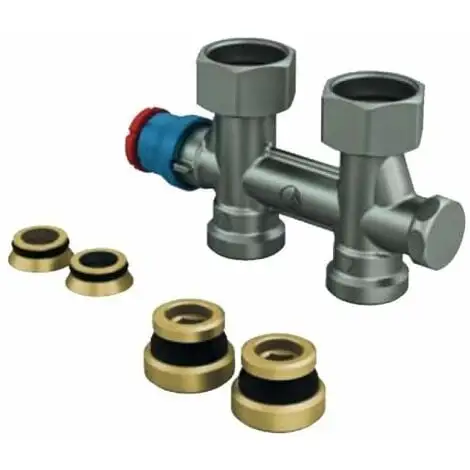 GIACOMINI Robinet Thermostatique Connection Centrale 3/4FX3/4 Droit + R483 1 GIACOMINI Robinet Thermostatique Connection Centrale 3/4FX3/4 Droit + R483