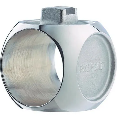 GIACOMINI V.a Boisseau Spherique R950W Dado, DN25 (1") Femelle Laiton Nickele / Poignee Levier 2 GIACOMINI V.a Boisseau Spherique R950W Dado, DN25 (1") Femelle Laiton Nickele / Poignee Levier – Image 2