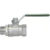 GIACOMINI Robinet A Bille D Eau Potable R 254DL Filet Fem/filet Mâle 1 1/4" PN16 Laiton Chrome / Levier