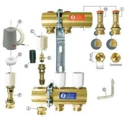 GIACOMINI Cle De Reglage R558 Pour Repartiteur R553E Et R553F