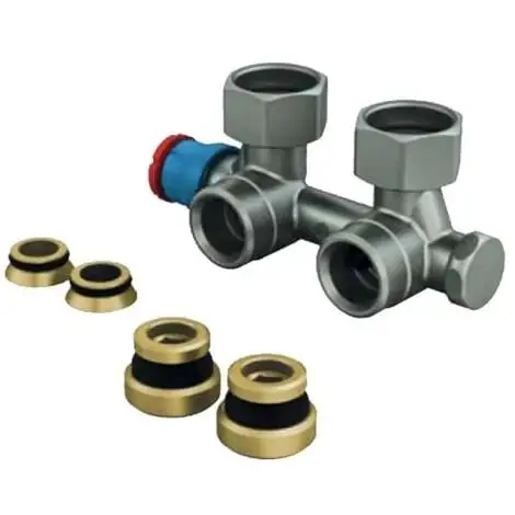 GIACOMINI Robinet Thermostatique Connection Centrale 3/4FX3/4 Equerre Droit + R483 1 GIACOMINI Robinet Thermostatique Connection Centrale 3/4FX3/4 Equerre Droit + R483