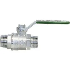 GIACOMINI Vanne à Boisseau Sphérique Sani- Taire R253Dl,poi.papillon,laiton Chromé M/m 3/4""