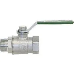 GIACOMINI Robinet A Bille D Eau Potable R 254DL Filet Fem/filet Mâle 2" PN16 Laiton Chrome / Levier