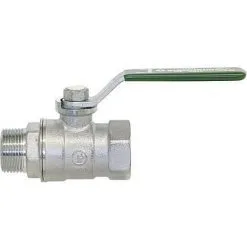 GIACOMINI Robinet A Bille D Eau Potable R 254DL Filet Fem/filet Mâle 3/8" PN16 Laiton Chrome / Levier