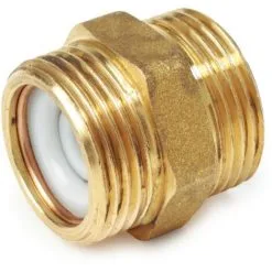 Mamelon Avec Clapet Anti-retour, Avec Raccords Filetés Mâle-mâle Giacomini R189V | 3/4"