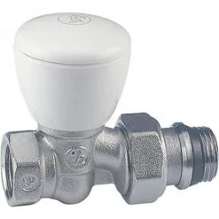 Giacomini R6AX002 - Robinet Droit 3/8" - Blanc