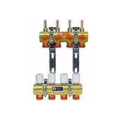 Kit Collecteur Prémonté Avec Débitmètre Giacomini R553F | 1"x18/2